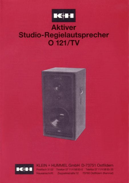 Technical (German) - Klein Hummel