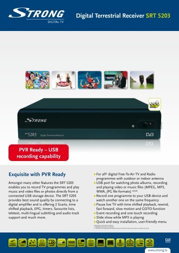 Leaflet (pdf) - STRONG Digital TV
