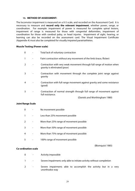 ITU Paratriathlon Classification Rules and Regulations 2012 Edition ...