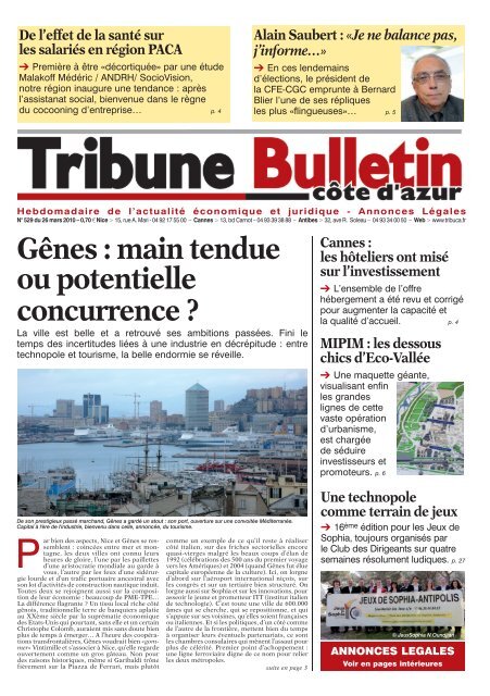 TÃ©lÃ©charger - Tribune Bulletin CÃ´te d'Azur