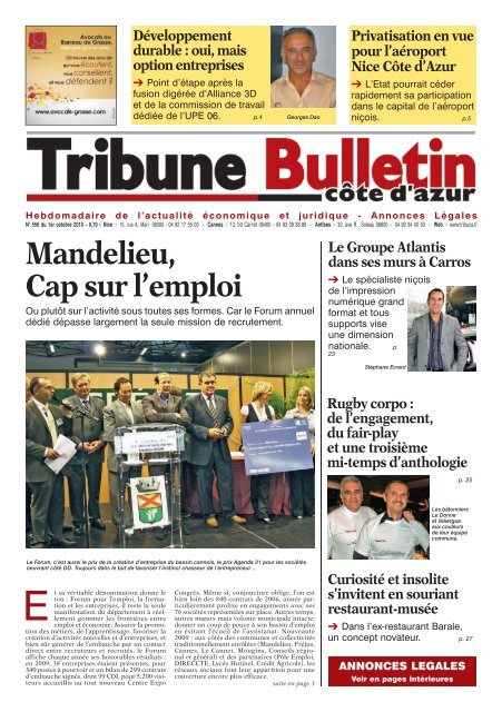 556 textes.indd - Tribune Bulletin CÃ´te d'Azur