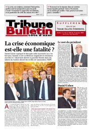 La crise Ã©conomique est-elle une fatalitÃ© - Tribune Bulletin CÃ´te d'Azur