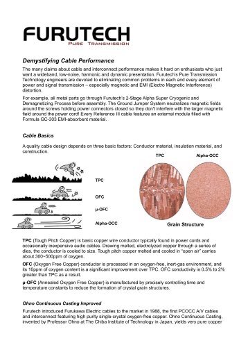 Demystifying Cable Performance - Svalander Audio AB