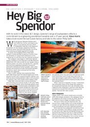 Spendor on-location report - Hi Fi News, May 2008