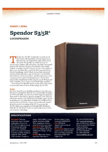 Spendor S3/5R2