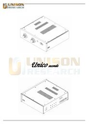 Unico secondo - Unison Research