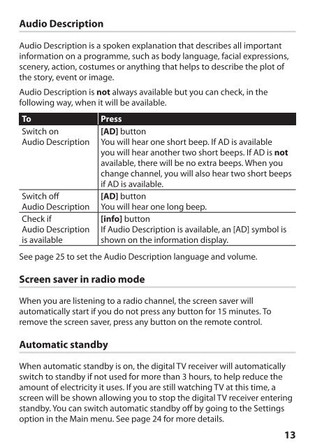 MDR-252 - Switchover Help Scheme