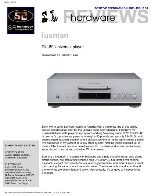 luxman DU-80