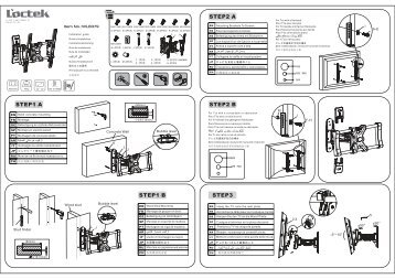 STEP1 B STEP1 A STEP3 STEP2 B STEP2 A - Loctek