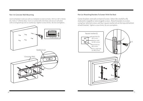 Instruction Manual for the "26inch-50inch tilting mount ... - Loctek