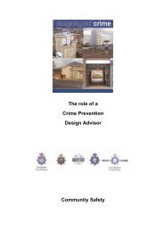 The Role of a Crime Prevention Design Advisor - Safer Derbyshire