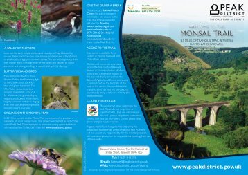 Peak District Monsal Trail Leaflet