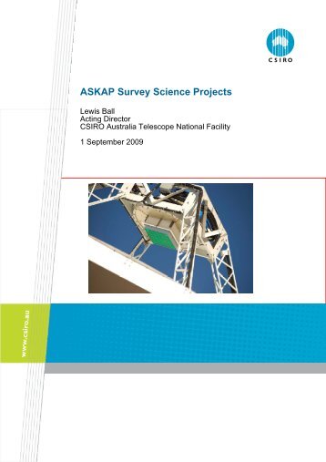 ASKAP Science Projects Sep09_final.pdf - Australia Telescope ...