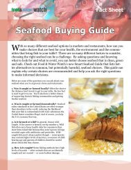 Seafood Buying Guide - Food & Water Watch