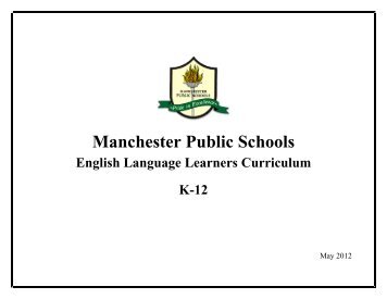 Manchester Public Schools English Language Learners Curriculum ...