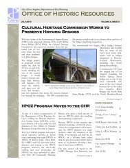 Cultural Heritage Commission - Office of Historic Resources - The ...