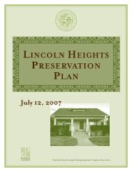 Preservation Plan Overview - Office of Historic Resources - The City ...