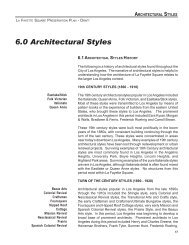 6.0 Architectural Styles - The City of Los Angeles