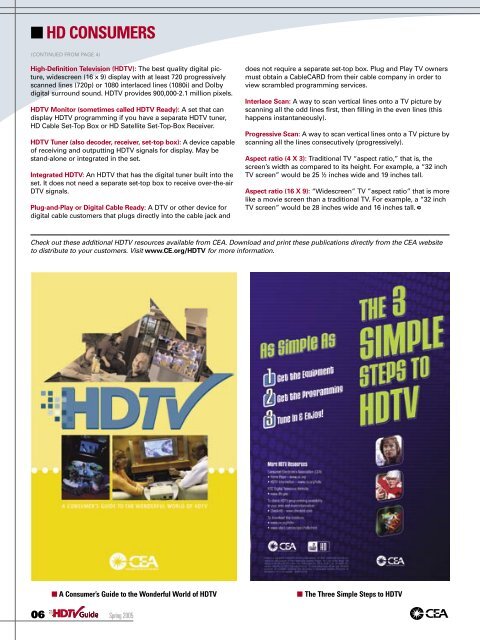 dtv products - HDTV Magazine