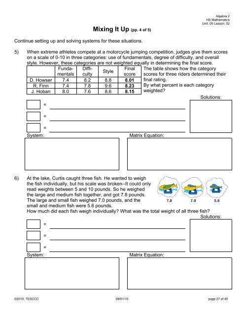 Restaurant Receipts Cards - Highland Park ISD