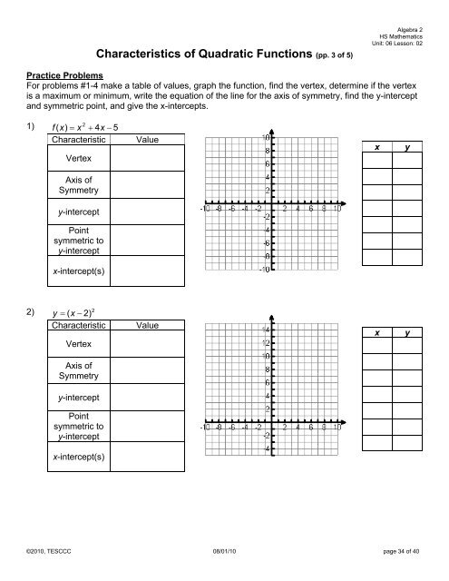 Investigating Monomials (pp. 1 of 4)