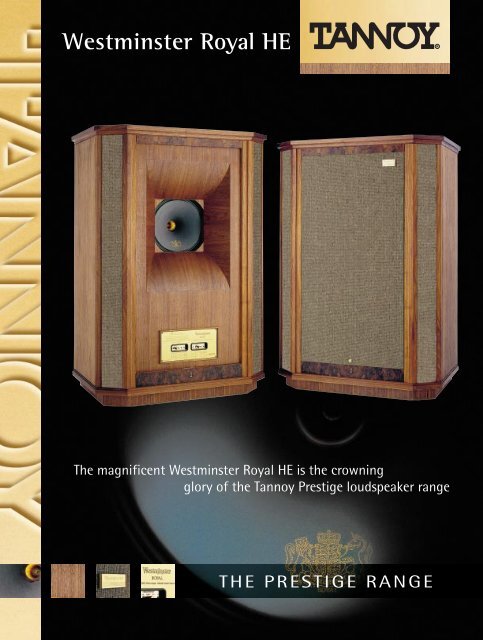 tannoy westminster royal he