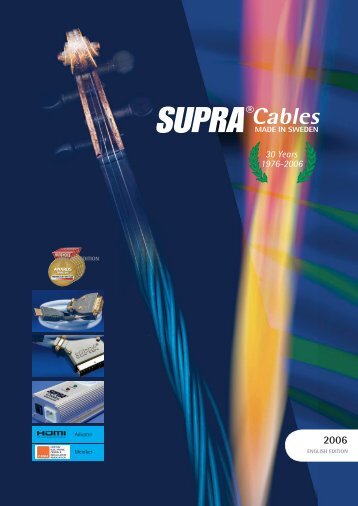 English - Supra cables