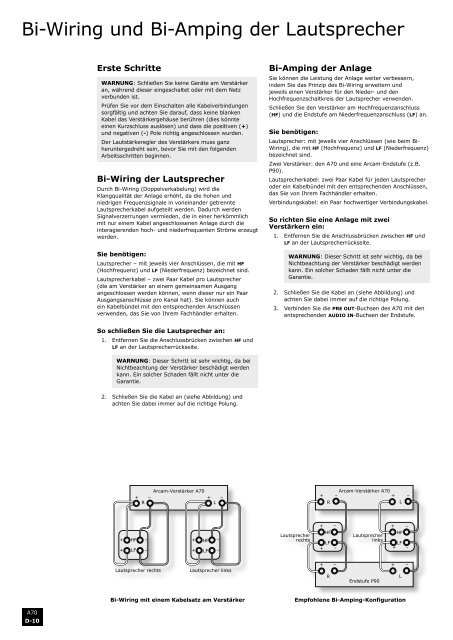 Arcam A70 amplifier Amplificateur Arcam A70 Arcam ... - MR Hifi