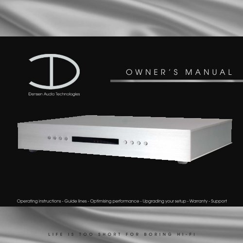 Owners manual 2005.qxp - MR Hifi