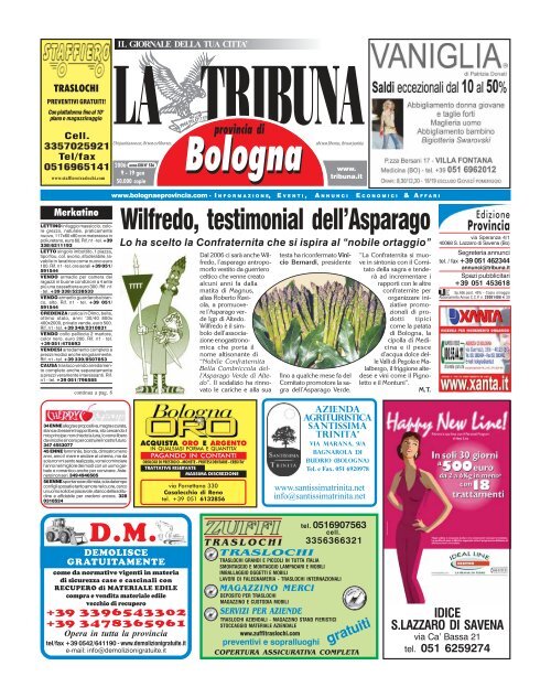 Wilfredo, testimonial dell'Asparago - La Tribuna