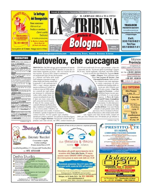 Autovelox, che cuccagna - La Tribuna