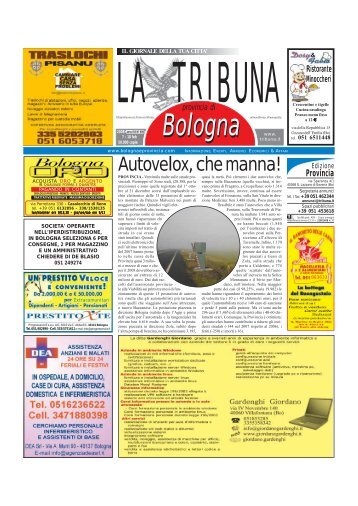 Autovelox, che manna! - La Tribuna