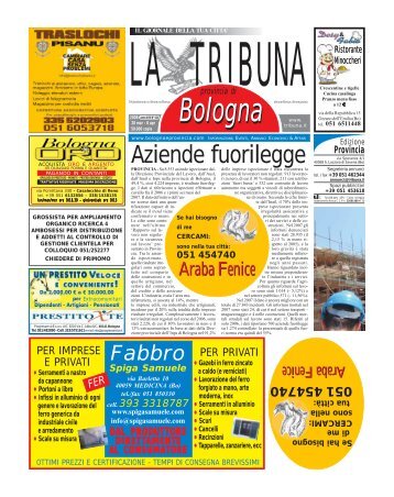 Aziende fuorilegge - La Tribuna