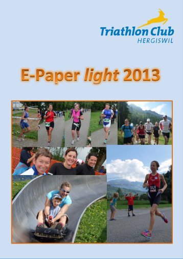 E-Paper 2013 - Triathlonclub Hergiswil