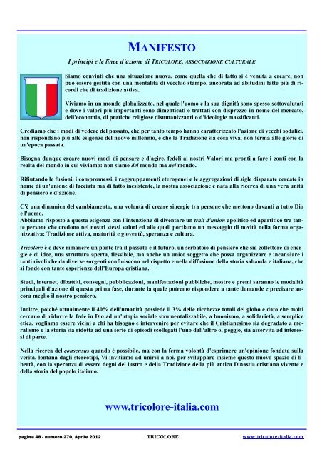 Tricolore-n 270-0412 - Tricolore Italia