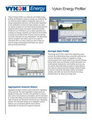 Vykon Energy Profiler - Tridium