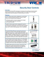 Security Door Controls - Tridium