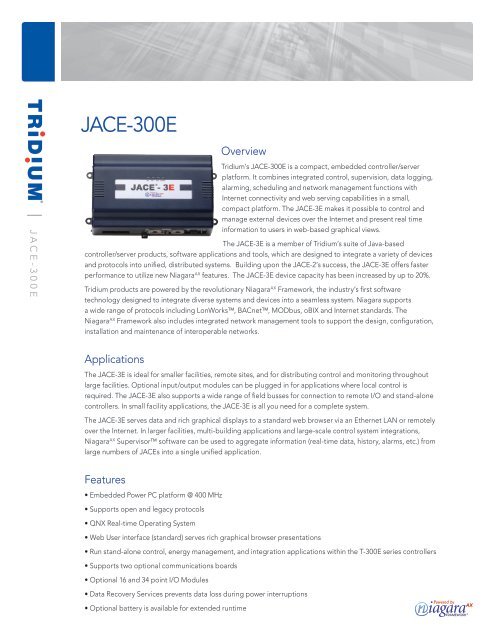 JACE-300E - Tridium