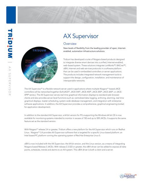 AX Supervisor - Niagara AX