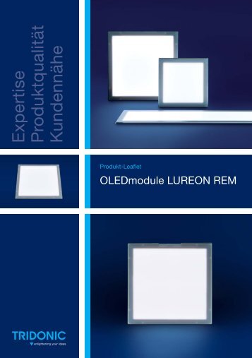 OLEDmodule LUREON REM - LEDON OLED Lighting