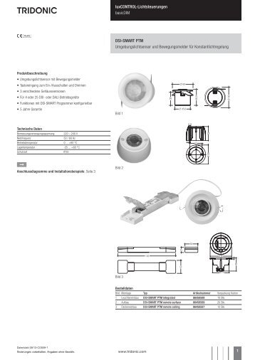 DSI-Smart PTM - Tridonic