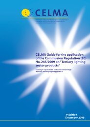 CELMA Guide for the application of the Commission ... - Tridonic