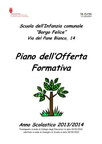 Piano dell'Offerta Formativa - Comune di Trieste