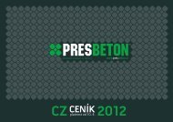 ZÃ¡kladnÃ­ cenÃ­k Presbeton 2012 - TRIMOT