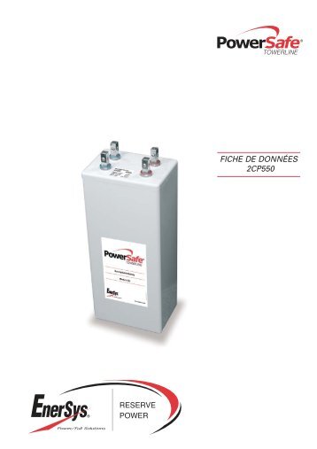 French CP550 - Enersys - EMEA