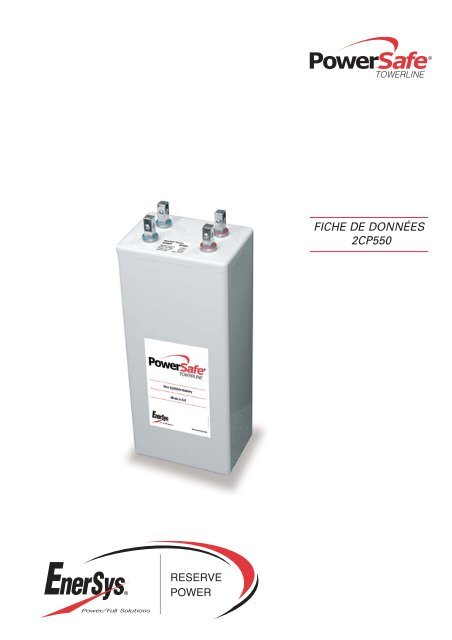 French CP550 - Enersys - EMEA