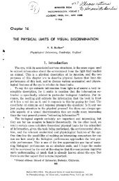 Barlow HB (1964). The physical limits of visual discrimination. In ...