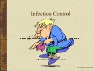 Infection Control - Trinitas Hospital