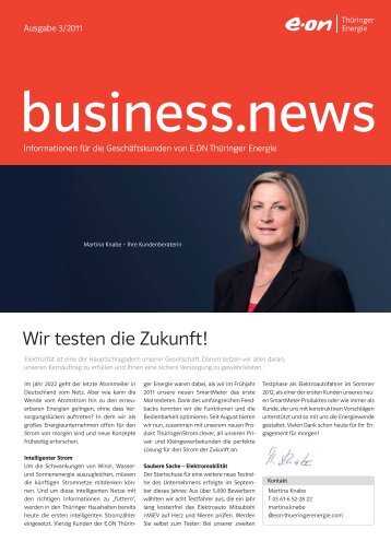 business.news 3/2011 - E.ON Thüringer Energie AG