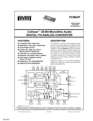 PCM63P - VasilTech Audio